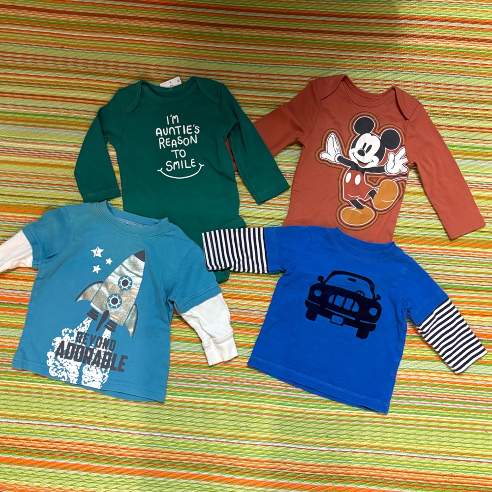 Bundle of Onesies and Long Sleeve Shirts